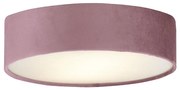 Searchlight 23298-3PI - Mennyezeti lámpatest DRUM 3xE27/60W/230V rózsaszín