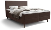 Egyszemélyes ágy 120 cm Napoli Bonell (barna) (ágyráccsal, tárolóhellyel). Akció -16%. 1082433