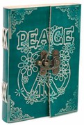 Bőr kötésű notesz Peace