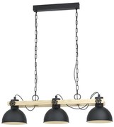 Eglo 43163 - Csillár láncon LUBENHAM 3xE27/28W/230V