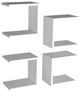 Base White polc, 4 db