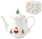 Karácsonyi Porcelán teáskanna 850 ml díszdobozban Let it Snow