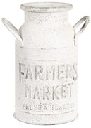 Dekor tejes kanna antik fehér Farmers Market