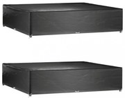 2 db négyzet alakú kerti bútorhuzat 16 fűzőlyukkal 240x240x55cm