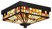 Elstead QZ-INGLENOOK-F - Kültéri mennyezeti lámpatest INGLENOOK 2xE27/60W/230V IP44