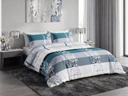 Poliészter-pamut ágyneműhuzat LUXURY türkiz Ágyneműhuzat mérete: 2 db 70 x 90 cm | 200 x 220 cm