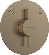 Hansgrohe DuoTurn S zuhany és fürdő csaptelep vakolat alatti rész nélkül csiszolt bronz 75418140