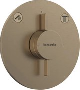 zuhany és fürdő csaptelep Hansgrohe DuoTurn S vakolat alatti rész nélkül csiszolt bronz 75418140