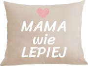 Párna párnahuzat Anyák napja Anya jobban tudja