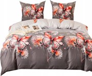 Ágynemű garnitúra 140x200 Pamut szatén 70x80 párnahuzat Puha Mintás