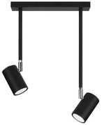 Fekete spotlámpa 10x30 cm Jones – Sollux