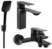 Mexen Alexa R62 fürdőkád szett, fekete - 71203R62-70