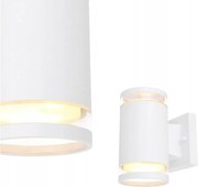 Alcala kültéri fali lámpa fehér alu-üveg 2xGX53 IP44 Globo