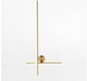 Zuma Line W4101-GD - LED fali lámpa MILL LED/14W/230V arany