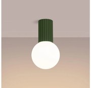 Sollux SL.1723 - Fürdőszobai mennyezeti lámpa HALO 1xG9/8W/230V IP44 zöld