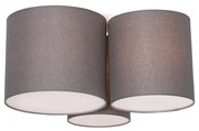 Modern mennyezeti lámpa taupe 3 lámpás - Multidrum