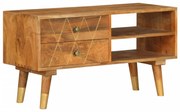 tömör mangófa TV-szekrény 85 x 35 x 47 cm