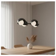 Kábelen függő csillár BOOM 4xG9/8W/230V fekete