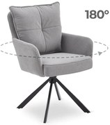 Forgó Étkező/Tárgyaló Szürke Színben. CITY