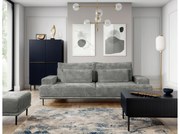 Nicole kanapé - szürke Perfect Harmony 85 chenille / fekete lábak