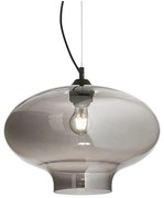 Ideal Lux - Csillár zsinóron BISTRO 1xE27/60W/230V átm. 40 cm füstös