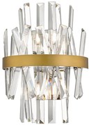 Zuma Line W0567-02D-B57G - Fali lámpa CONSTANTINOPLE 2xG9/28W/230V arany