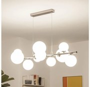BRILAGI - LED csillár kábelen MILLA 10xG9/3W/230V fekete króm/fehér