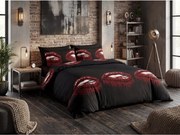 Mikroszálas ágynemű ROUGEA fekete Ágyneműhuzat mérete: 70 x 80 cm | 140 x 200 cm