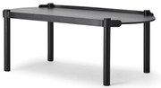 Fa asztal 50x105cm, fekete tölgy - COOEE
