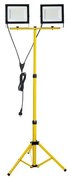 LED Reflektor állvánnyal TIGRA 2xLED/100W/230V 4000K IP54 fekete/sárga