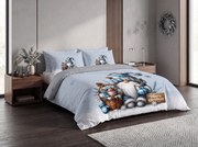 3D Mikroszálas ágyneműhuzat FROSTY GNOME színes Ágyneműhuzat mérete: 70 x 90 cm | 140 x 200 cm