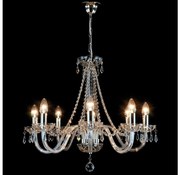 Wranovsky JWZ117082101 - Kristály csillár láncon BONTON 8xE14/40W/230V