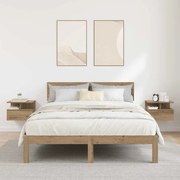 Lebegő éjjeliszekrény 2 pcs kézműves tölgy 40 x 31 x 27 cm