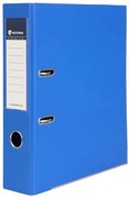 Iratrendező, 75 mm, A4, PP/PP, élvédő sínnel, VICTORIA OFFICE, Premium, királykék (IDIP75KK)