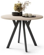 Kihúzható étkezőasztal ARTUR bézs/fekete