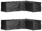 2 db L-alakú kerti bútorhuzat 18 fűzőlyukkal 285x220x80 cm