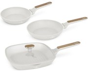 BerlingerHaus Sahara Nordic titánbevonatú serpenyő szett, 3+1 db