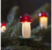 Karácsonyi lánc 7,7 m TOADSTOOL 12xE10/230V piros