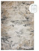 Szürkésbézs mosható szőnyeg 190x290 cm Lila Abstract – Flair Rugs