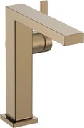 Hansgrohe Tecturis E, karos mosdócsaptelep 150 Fine CoolStart EcoSmart+ hulladékkészlet nélkül, szálcsiszolt bronz, HAN-73041140