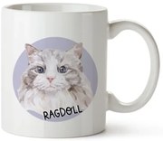 Bohemia Gifts Ragdoll kerámia bögre - 350 ml