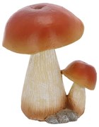Vargánya gomba polyresin szobor, dekoráció, 9 x 9 x 13 cm