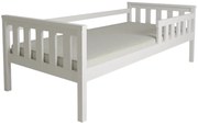 Gyerekágy MONTY 90 x 200 cm, fehér Matrac: Matrac nélkül, Ágyrács: Ágyrács nélkül