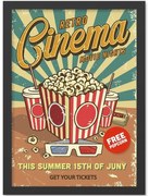 Kép 40x55 cm Retro Cinema – Wallity