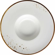 Mäser Gourmet tányér Pintar Fehér barna pöttyök 26cm