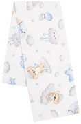 Flanel pelenka nyomtatott mintával New Baby koala kék
