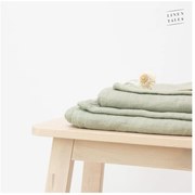Zöld len törölköző 65x45 cm - Linen Tales