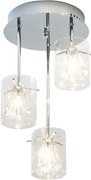 DAR LIGHTING SOM5350 SOMERSET Modern Mennyezeti Lámpa Csiszolt Króm G4 IP20