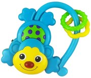 Gyermek zenélő csörgő Baby Mix majmocska kék