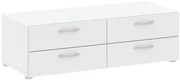 BASIC Komód Fehér Színben 110 cm 4S
